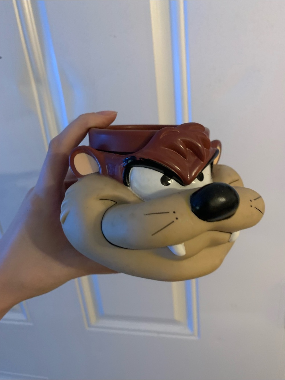 Tazmanian Devil Taz Plastic Coffee Mug Promotional Partners 3D 1992